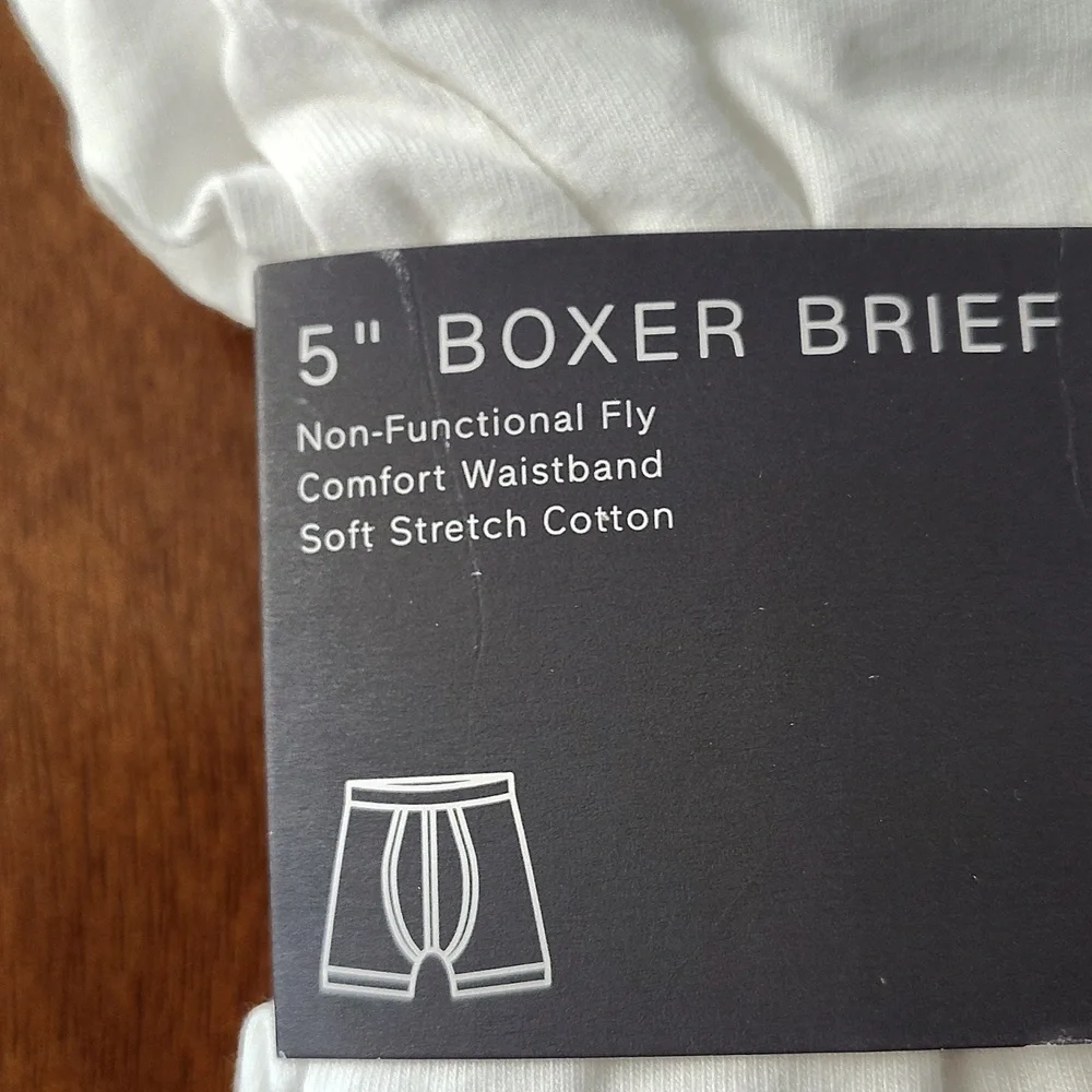 GAP White Boxer Briefs Soft Cotton Comfort - Picture 3 of 4